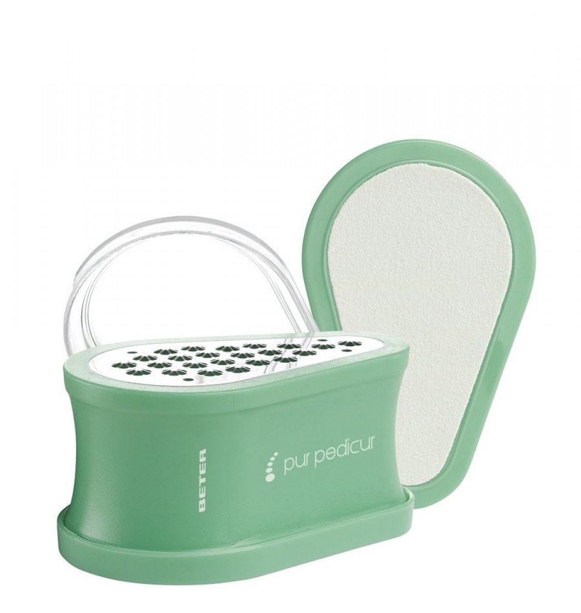 Callus remover with catcher