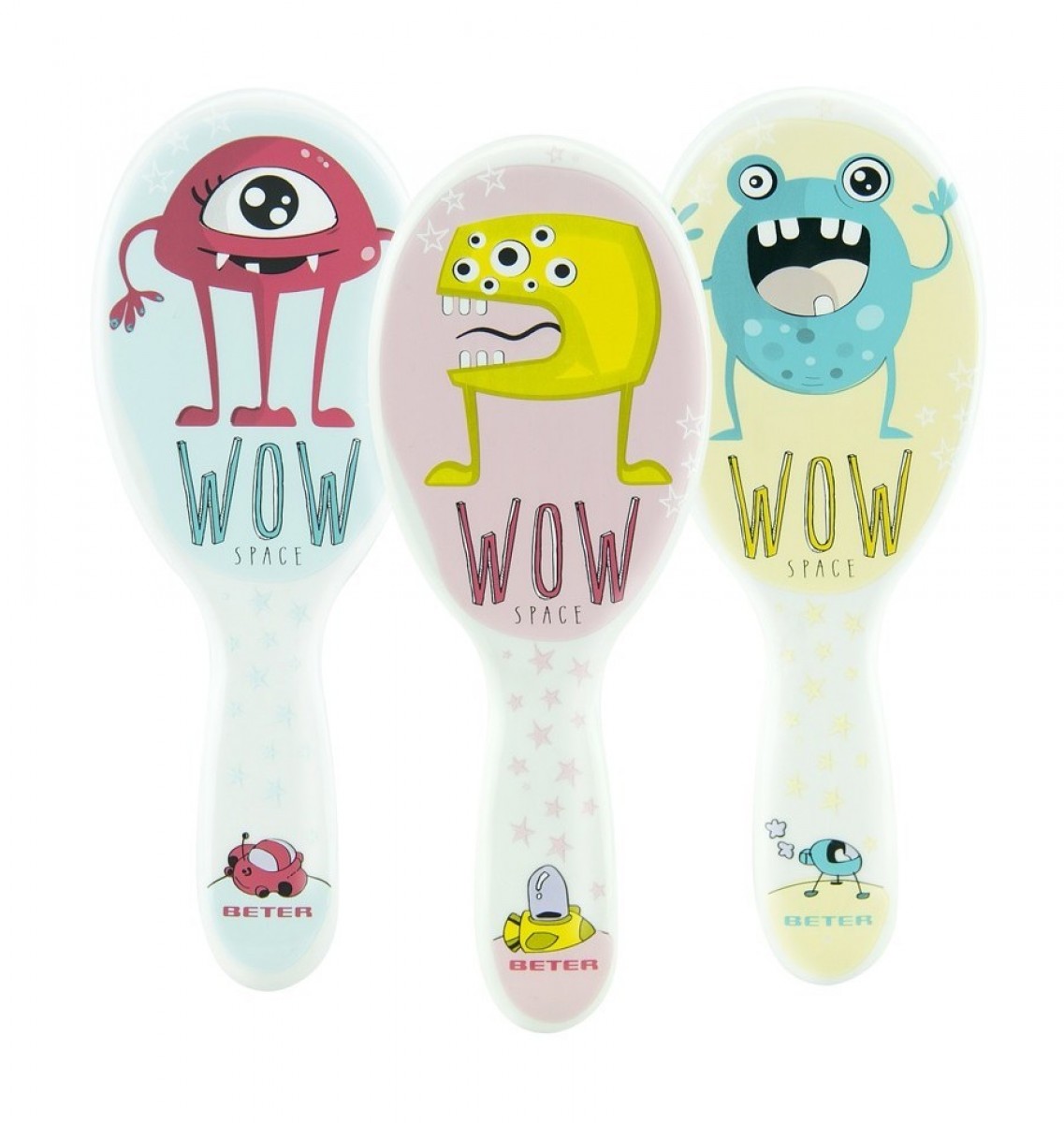 Kids Wow hair brushes collection