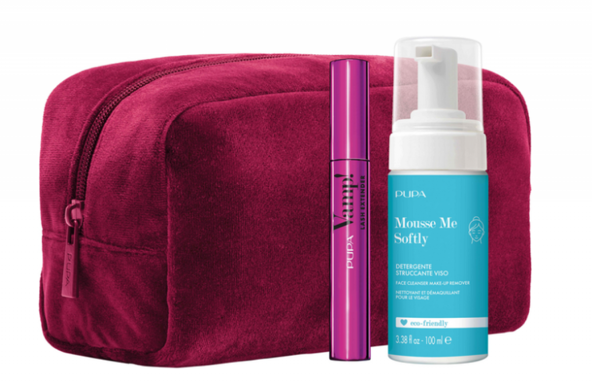 Pupa Pochette Mascara Vamp! Lash Extender + Mousse Me Softly 100 ml