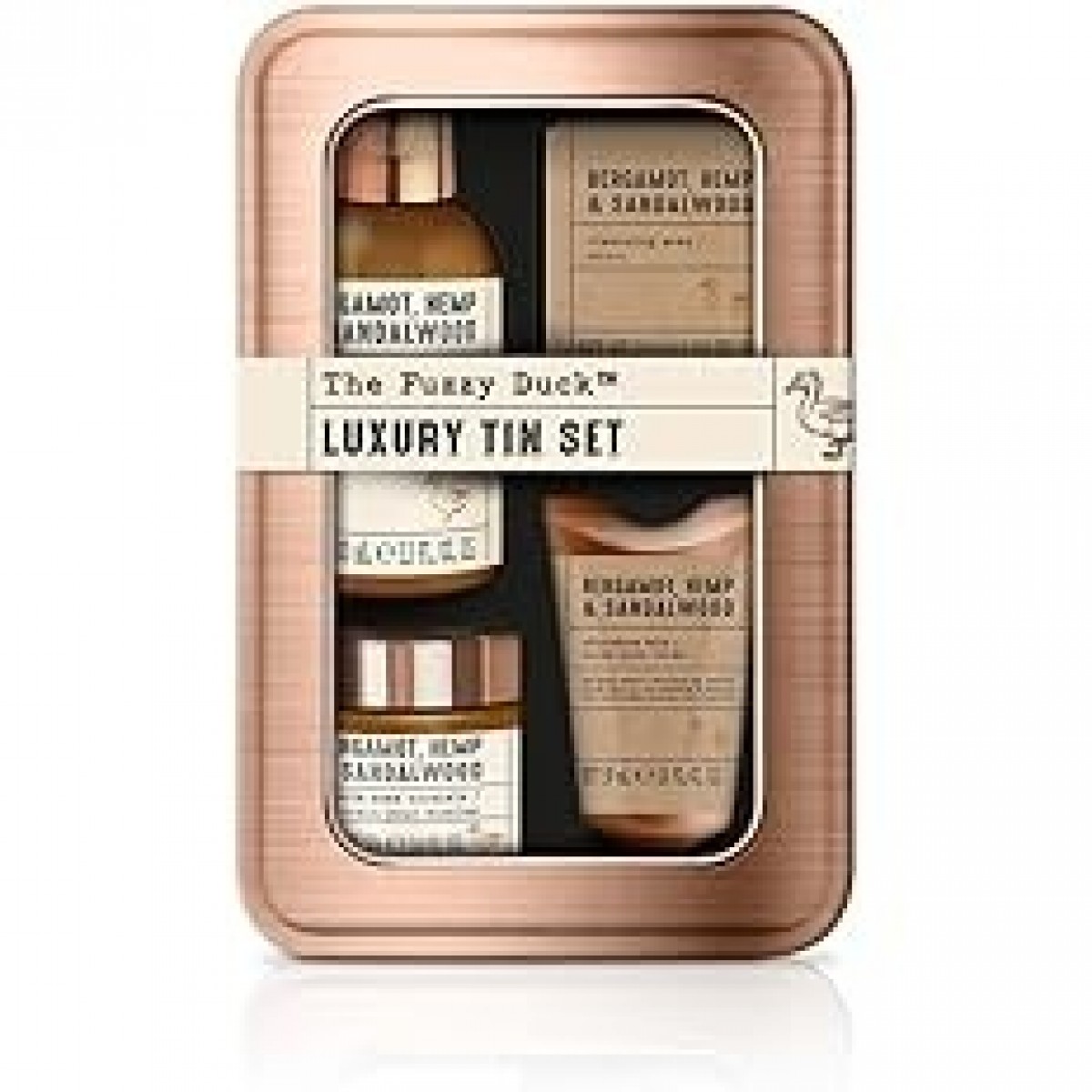 Baylis & Harding   The Fuzzy Duck Bergamot, Hemp & Sandalwood Men's Luxury Grooming Tin Gift Set