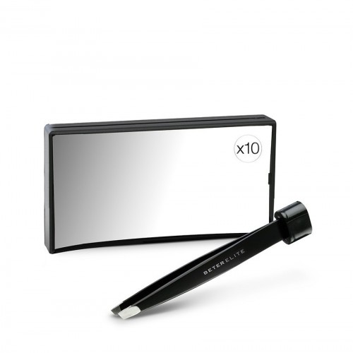 Rectangular mirror x10 with tweezer