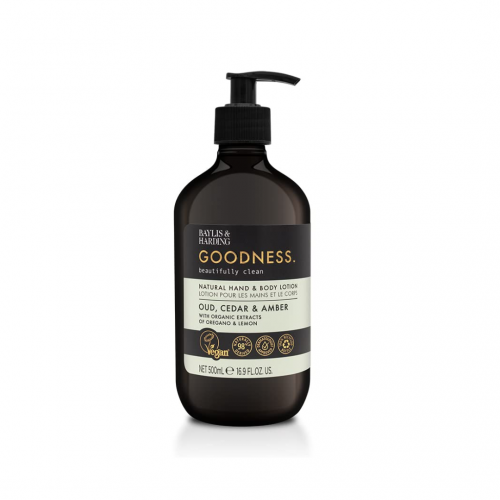 Baylis & Harding Goodness Oud, Cedar & Amber  Hand & Body Lotion