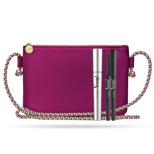 Vamp! Crossbody Bag Pink Vamp Mascara & Eye Pencil