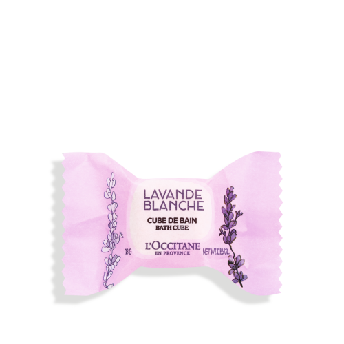 White Lavender Bath Cube